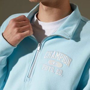 Champion Sweatshirt New with Tags Team Quarter-Zip Embroidered Size Large